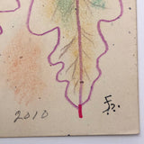 James Bone "Leaves & Profiles & Bugs" 2010 Mixed Media Drawing