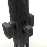 Unusual, Very Old, Nearly Two Foot Tall Pine Whimsy with Interlocking Moving Parts