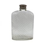 Universal Glass 1927 Art Deco Hip Flask