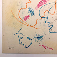James Bone "Leaves & Profiles & Bugs" 2010 Mixed Media Drawing