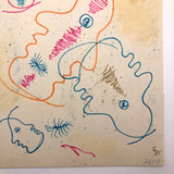 James Bone "Leaves & Profiles & Bugs" 2010 Mixed Media Drawing