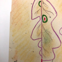 James Bone "Leaves & Profiles & Bugs" 2010 Mixed Media Drawing