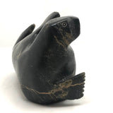 Wonderful Carved Inuit Stone Seal by Noah Nowdlak