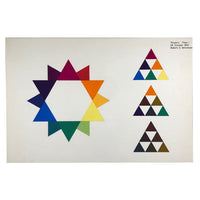 1965 Robert Williamson Color Study (Tempera Plate 1)