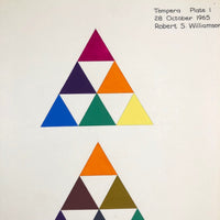 1965 Robert Williamson Color Study (Tempera Plate 1)