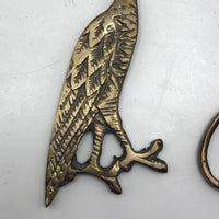 Crane Shaped Embroidery Scissors and Punch Tool in Wooden Box