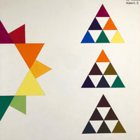 1965 Robert Williamson Color Study (Tempera Plate 1)