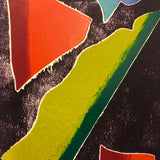 Amaranth Ehrenhalt "Conifers", Signed Woodblock Print, ed. 50, c. 1960s