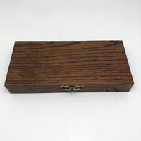 Crane Shaped Embroidery Scissors and Punch Tool in Wooden Box