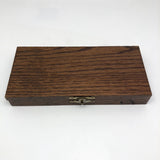 Crane Shaped Embroidery Scissors and Punch Tool in Wooden Box