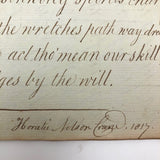 Horatio Crane Penmanship Notebook, 1816, Boston MA