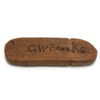 C.W. Brooks' Wonderful Carved Hook Holder