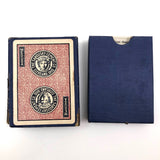 1920s Sandusky Cement Co Medusa Playing Cards with Hand Pasted Fortunes