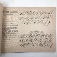 Knowles & Maxim 1881 "Real Pen Work" Spencerian Penmanship Instruction Book