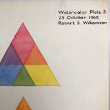 1965 Robert Williamson Color Study (Watercolor Plate 3)