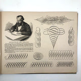 Knowles & Maxim 1881 "Real Pen Work" Spencerian Penmanship Instruction Book