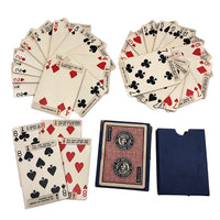 1920s Sandusky Cement Co Medusa Playing Cards with Hand Pasted Fortunes