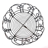 Vintage Wirework Egg Basket / Bowl with Collapsible Sides