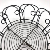 Vintage Wirework Egg Basket / Bowl with Collapsible Sides