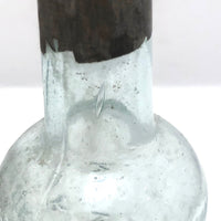 19th C. Murray &. Lanman Florida Water Bottle with Original Silver Painted Neck