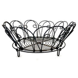 Vintage Wirework Egg Basket / Bowl with Collapsible Sides