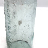 19th C. Murray &. Lanman Florida Water Bottle with Original Silver Painted Neck