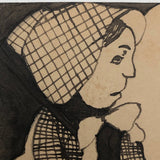 Here is Your Picture, Easter Greetings Hand-drawn Postcard with Great Back