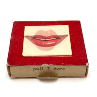 Lenticular Lips Vintage Matchbook