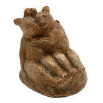 Edwin Willard Deming Signed Bear Couple Small Sculpture