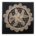 Handmade Needle Lace Flower Medallion