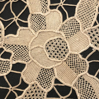 Handmade Needle Lace Flower Medallion