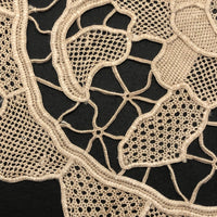 Handmade Needle Lace Flower Medallion