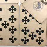 Lovely Antique French Gatteaux Playing Cards, Complete Deck, 1890 Stamp