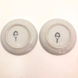 Yellow Lagardo Tackett for Schmid Porcelain Demitasse Cups - A Pair