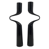 Mikaela Dorfel for Menu Danish Black Powder Lacquered Steel "Double Candleholders
