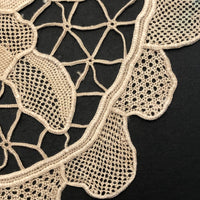 Handmade Needle Lace Flower Medallion