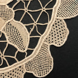 Handmade Needle Lace Flower Medallion