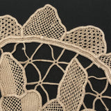 Handmade Needle Lace Flower Medallion