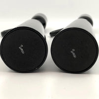 Mikaela Dorfel for Menu Danish Black Powder Lacquered Steel "Double Candleholders