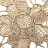 Handmade Needle Lace Flower Medallion