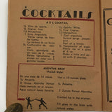 Bar La Florida, Havana, Cuba Cocktail Guide, Original 1935 Edition