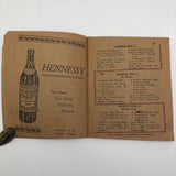 Bar La Florida, Havana, Cuba Cocktail Guide, Original 1935 Edition