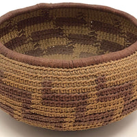 Wonderful Early Sailor Made Macrame Footed Basket