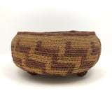 Wonderful Early Sailor Made Macrame Footed Basket