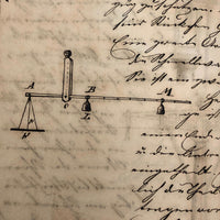 19th Century German Manuscript Notebook with Phenomenal Diagrams and Drawings