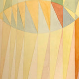 Pale Colors, Abstract Forms Vintage Watercolor