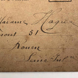 Bonne Année 1903  Hand-Drawn French Art Nouveau Postcard