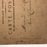 Bonne Année 1903  Hand-Drawn French Art Nouveau Postcard