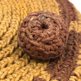 Wonderful Early Sailor Made Macrame Footed Basket