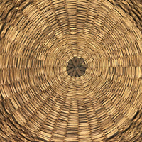 Large Round Flat Wabanaki Northeast Coast Native Sewing Basket